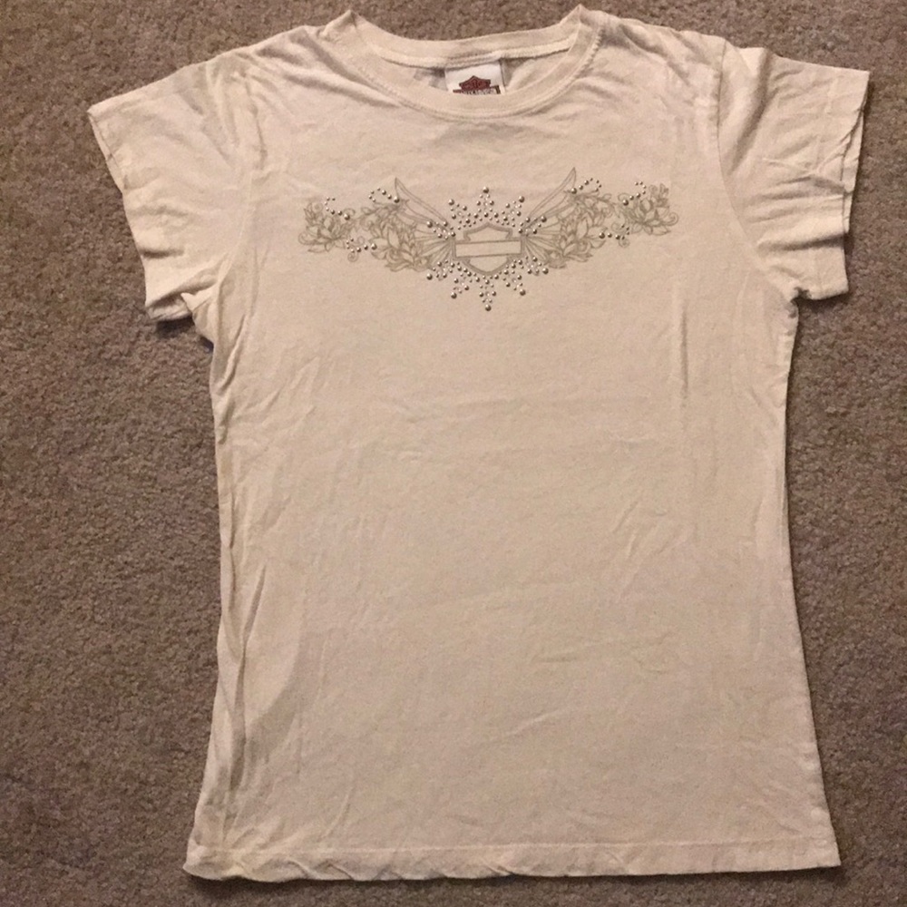 *donated* Women’s Harley Davidson light beige tee.
